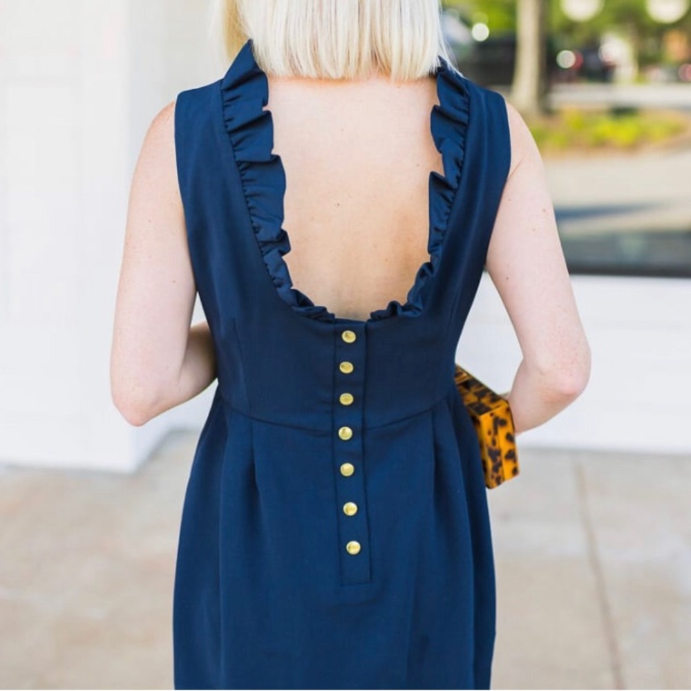 Camilyn Beth Dress. Navy blue dress size 6.
